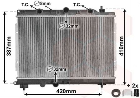 Chłodnica silnika Land Rover GRD933 cena, od 95,61 USD